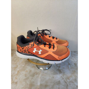 Big Kids 7y Under Armour Running Shoes Orange Gray